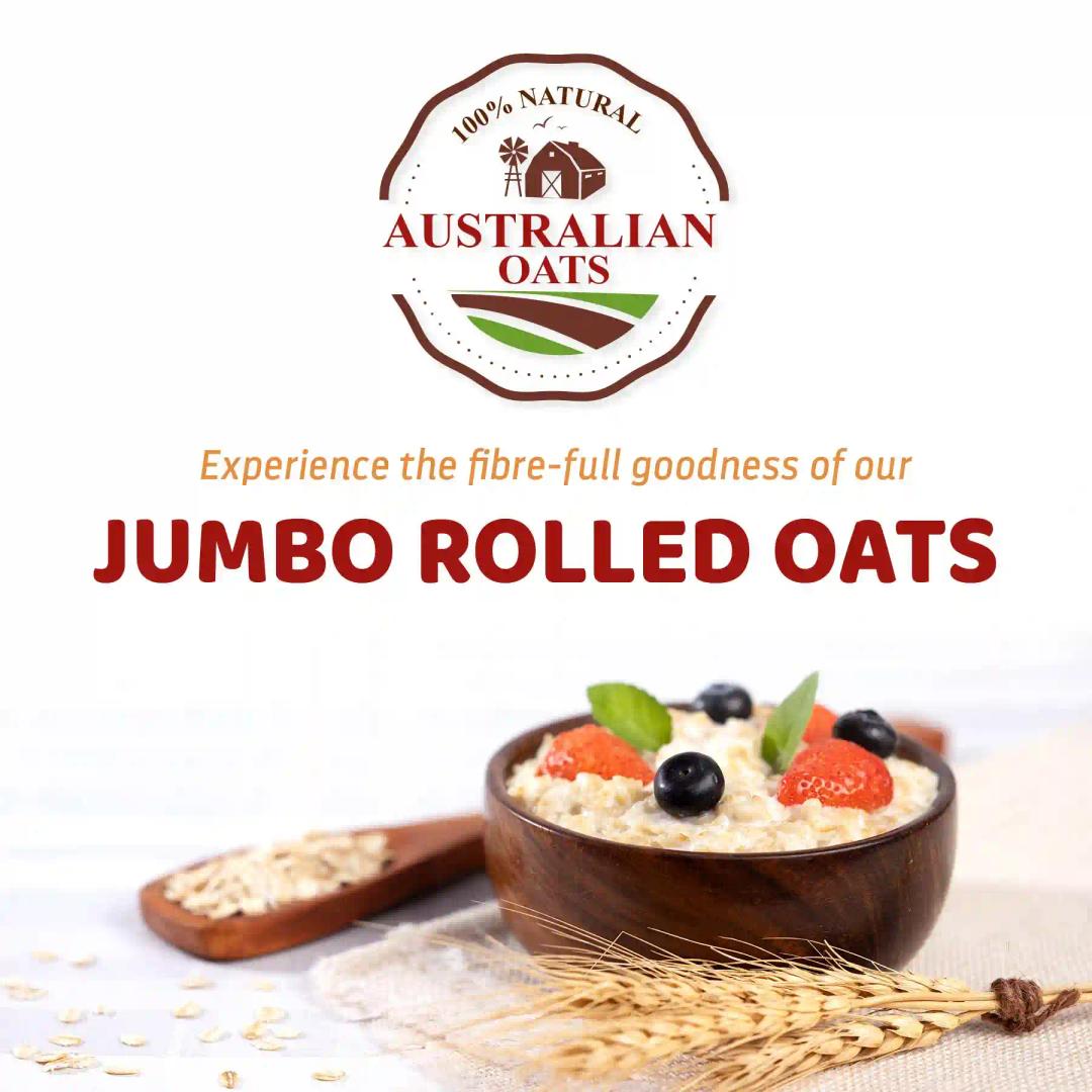 Pintola Oats, 100% JUMBO Rolled Oats - 400g