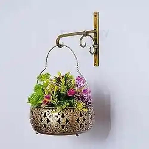 Dartistry® Flower Basket for Home Decor/Wall Hanging Basket for Home/Office/Hotels/Hanging Basket for Balcony/Home Entrance