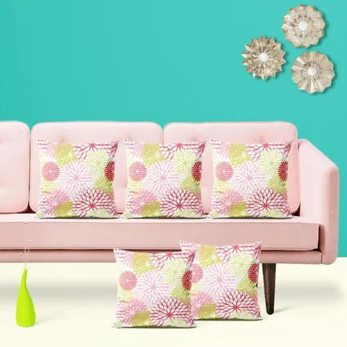 ArtzFolio Hand Draw Flowers | Decorative Cushion Cover for Bedroom & Living Room