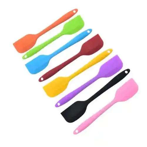 Non-Stick Heat Resistant Baking Silicone Spatula Multicolor