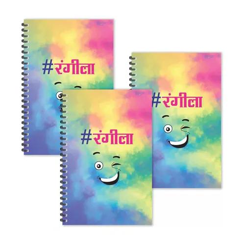 Rangeela Hindi Quotes Ruled Diaries - Pack Of 3