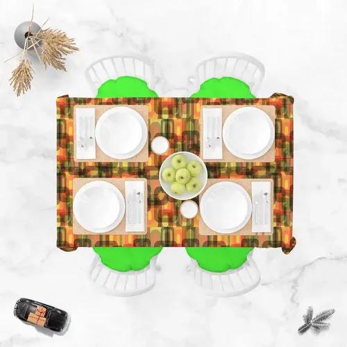 ArtzFolio Thoughtful Design D1 | Table Cloth Cover for Dining & Center Table