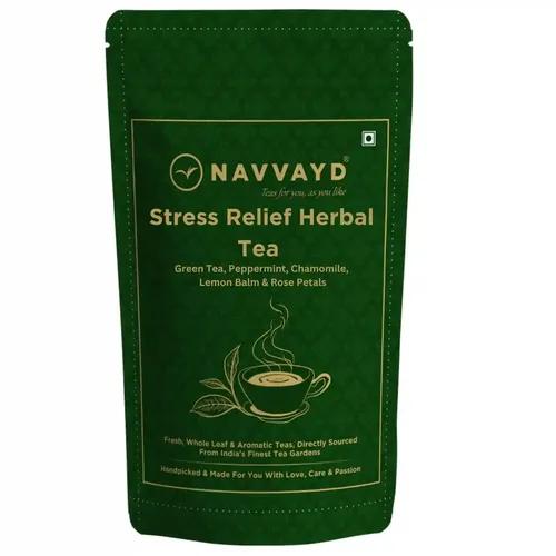 NAVVAYD Stress Relief Herbal Tea (100 Grams, 50 Cups)