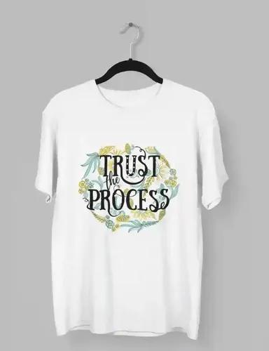 Trust the Process - Unisex Oversized White T-Shirt