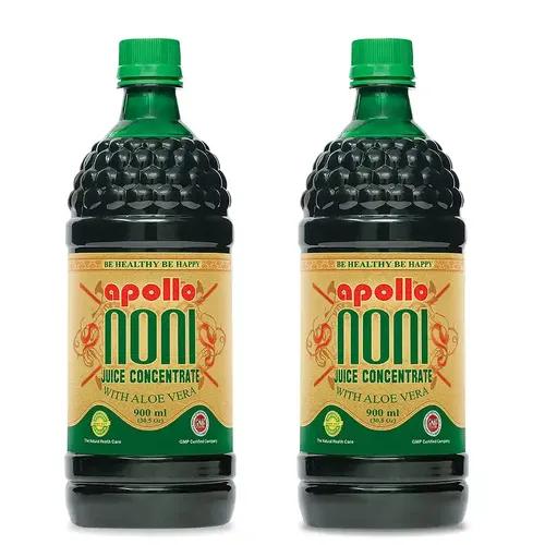 Apollo Noni Juice Concentrate with Aloe Vera For Boost Energy Level, Aids Digestion, Double Boost Your Immune, Contains Antioxidant Properties