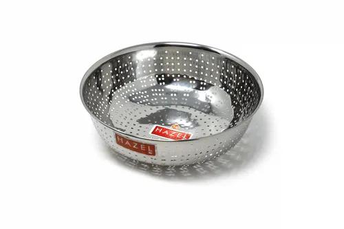 Hazel Alfa Stainless Steel Multipurpose Food & Vegetable Strainer, 1 Pc, Dia 23 cm