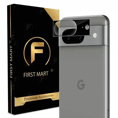 FIRST MART Camera Lens Protector for Google Pixel 8 5G | Tempered Glass 9H Hardness Camera Cover Screen Protector | Black & Case Friendly