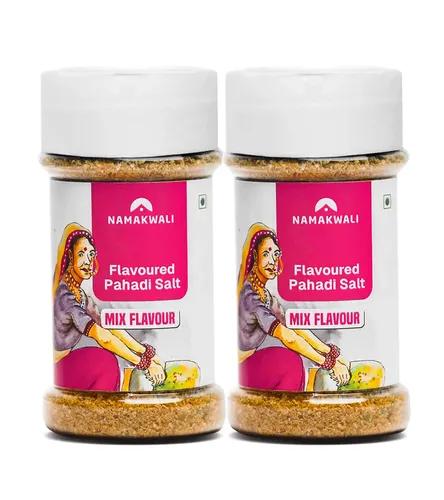 Namakwali Pahadi Flavoured Salt Hand Grounded On Silbatta (Authentic Mix Flavour), 130 Gram (Pack of 2) | Seen on Shark Tank India