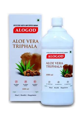 ALOGOD AloeVera Triphala Juice For Digestion And Detox Overall Wellness Ayurvedic Formula | Size : 1000ml