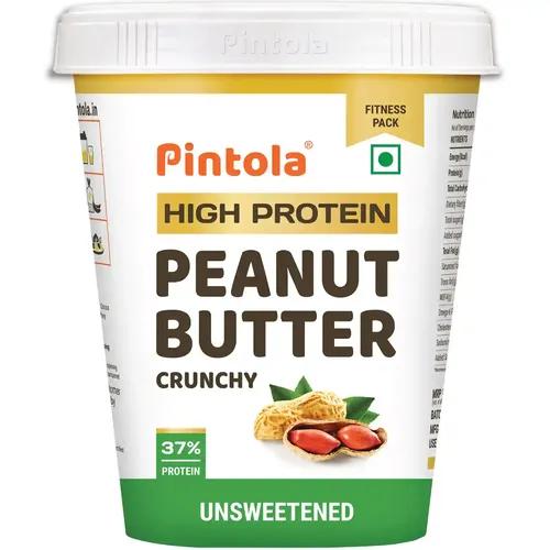 Pintola High Protein All Natural Peanut Butter Crunchy 510g