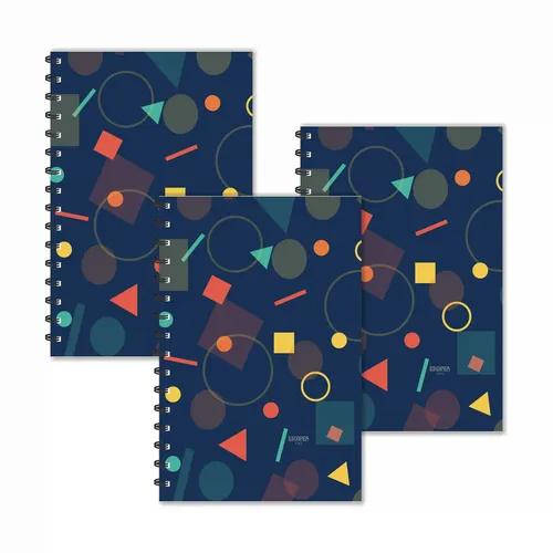 Mathematics Symbols Designer Ruled Diaries - Pack Of 3