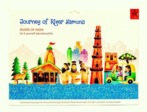 Educational DIY Colouring And Learning Activity Kit About Rivers Yamuna - 5+ Years