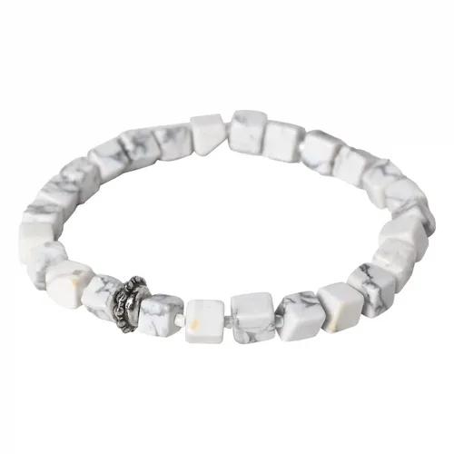 Nurture Wellness with our Howlite Healing Gemstone Bracelet - Unveiling Healing Benefits for Your Loved One