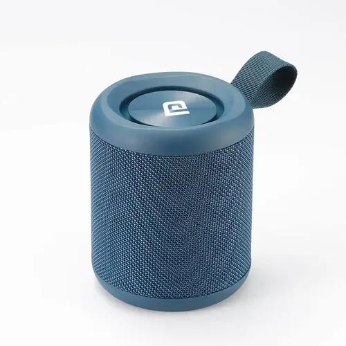 Portronics SoundDrum P 20W Portable Bluetooth Speaker with 6-7 hrs Playback Time, Handsfree Calling, USB Slot, Aux-in Port, Type C Charging (Blue)