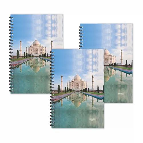 Taj Mahal Ruled Diaries - Pack Of 3