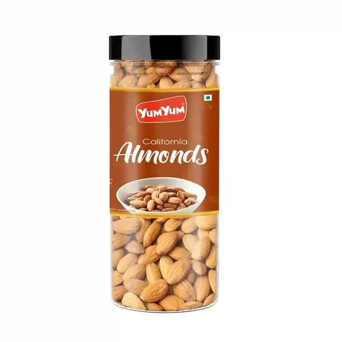 YUM YUM Premium Whole California Almonds 150g Dried | Premium Badam Giri | 100% Natural and Clean Almonds | High in Fiber & Boost Immunity | Crunchy Nuts | Gluten Free & Zero Cholesterol