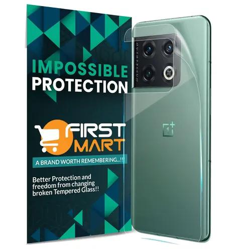 FIRST MART Screen Protector for OnePlus 10 Pro 5G - Back Nanofiber Unbreakable Membrane Case Friendly Full Edge to Edge Screen Coverage & Installation Kit (Crystal Clear)