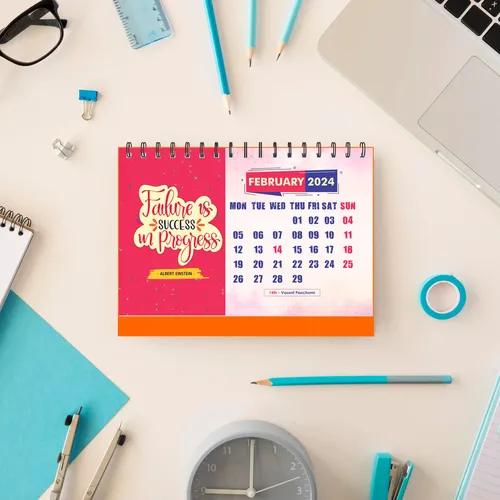 ESCAPER You are Strong 2024 Motivational Quotes Desk Calendar with Inspirational Quotes  - Pack of 1