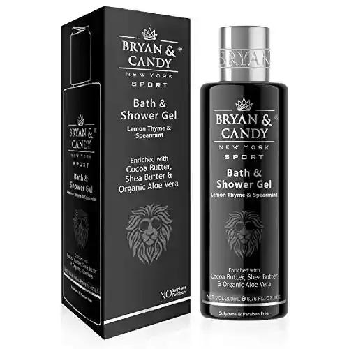 Bryan & Candy New York Lion Series Bath & Shower Gel For Men Enriched With Cocoa Butter, Shea Butter & Organic Aloe Vera (200 ml)