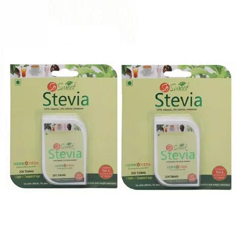 So Sweet Stevia Tablets 400 Sugar Free Sweetener Zero Calorie | Diabetic Friendly | Keto Diet