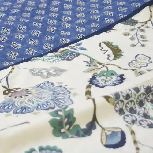 Indigo Mist All Over Printed Double Reversible Dohar