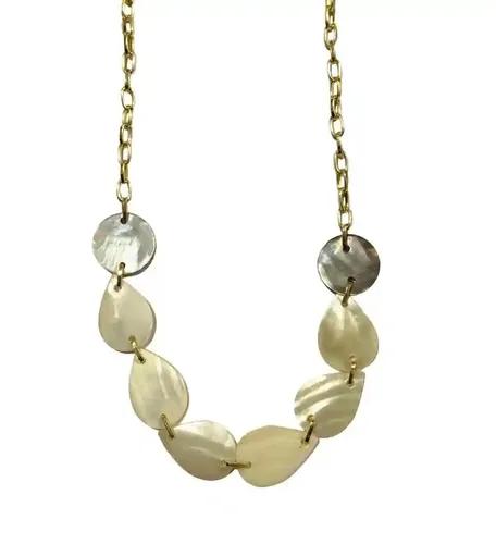 Beachy Circular Ivory Necklace