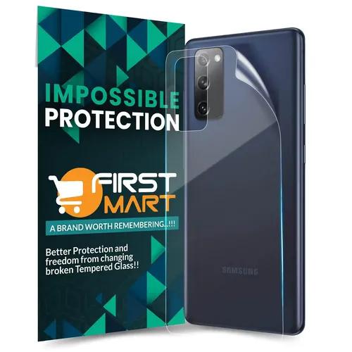 FIRST MART Screen Protector for Samsung Galaxy S20 FE 5G - Edge to Edge Back 4 Layer Ultra Thin Unbreakable Membrane - Case Friendly Screen Coverage & Installation Kit (Crystal Clear)