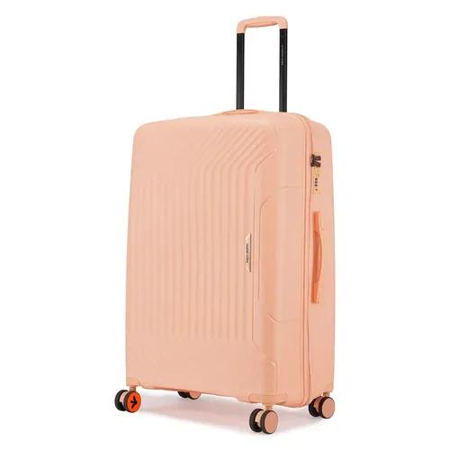 Nasher Miles Coorg Hard-Sided Polypropylene Cabin Luggage Peach 20 inch |55cm Trolley Bag | Suitcase