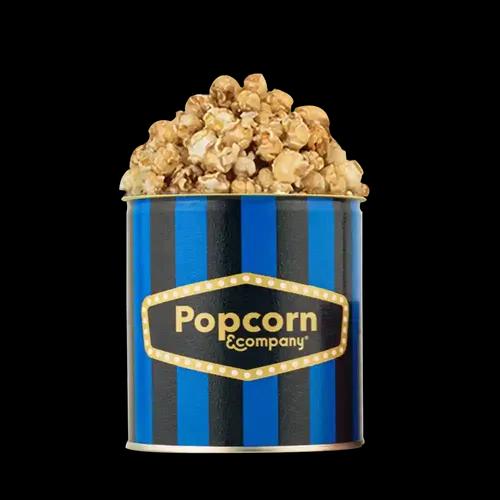 Popcorn & Company Caramel Lite Popcorn, Regular Tin - 130 Gm