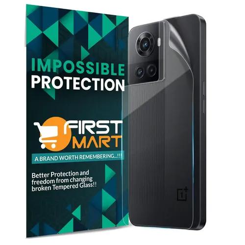 FIRST MART Edge to Edge Screen Protector for OnePlus 10R 5G | Back Crystal Clear 4 Layer Impossible Nanofiber Tempered Glass | Case Friendly