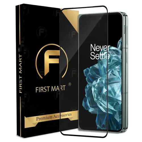 FIRST MART Premium Tempered Glass for OnePlus OPEN 5G with Edge to Edge Coverage and Easy Installation Kit, Pack of 1