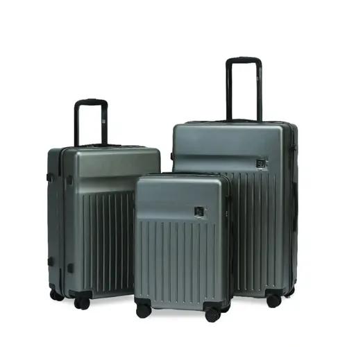 EUME Classic Cabin 55 Cm, Check-In Medium 65 Cm, Check-In Large 75 Cm Luggage-Set Of 3-Graphite Grey