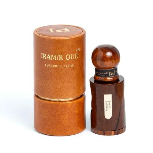 IRAMIR OUD Attar Sandal Zafaran Fragrance Long Lasting Luxury Perfume Scent For All Occasions, Travel Size Roll On For Women And Men Skin Friendly, 6Ml