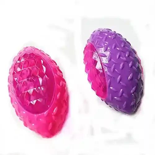 PSK PET MART Dog Toy Rugby Ball Large Size Squeaky Pet Led Light Toy Color May Vary - 1 Pcs (Colour May Very)