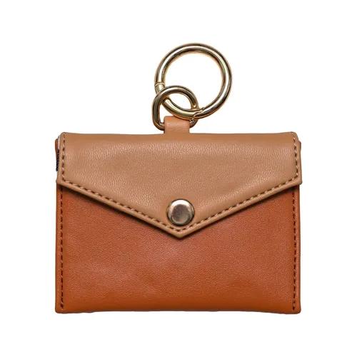 Tan Mini Coin Pouch