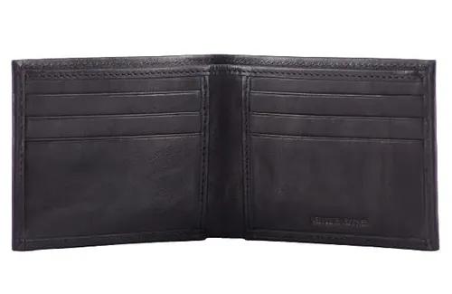 TALIA - Tuscon Leather Slimfold Wallet - Black