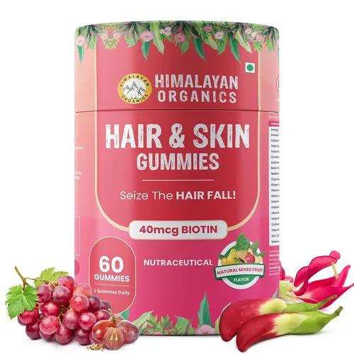 Vlado's Himalayan Organics Biotin - Hair & Skin Gummies For Men and Women - 60 Gummies